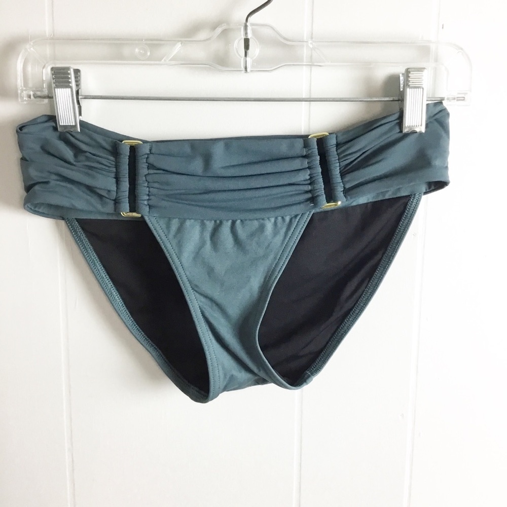 Victoria’s Secret Dark Green Bikini Bottoms Size S